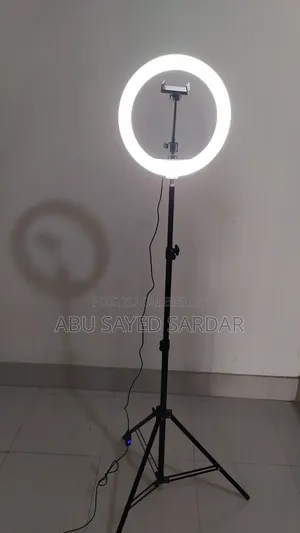 12 Inch Led Ring Light With 7ft Tripod Stand - USB Powered