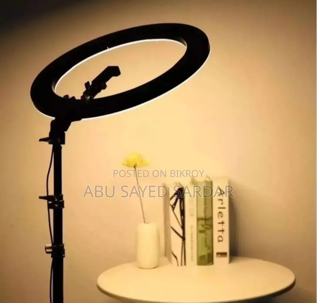12 Inch Led Ring Light With 7ft Tripod Stand - USB Powered
