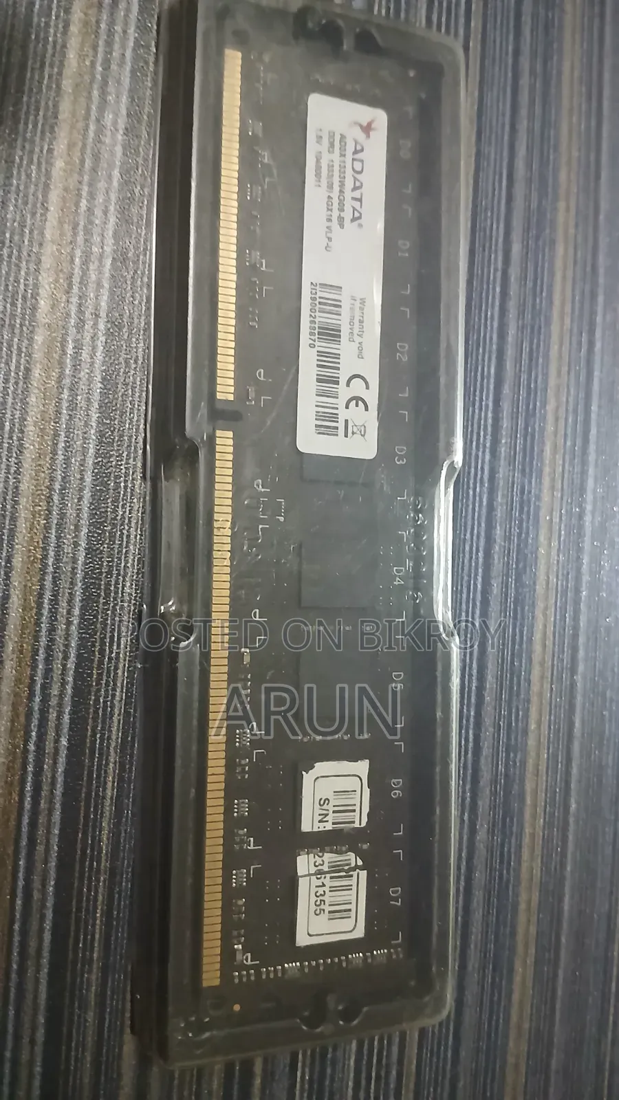 Adata Ddr3 4gb Desktop Ram
