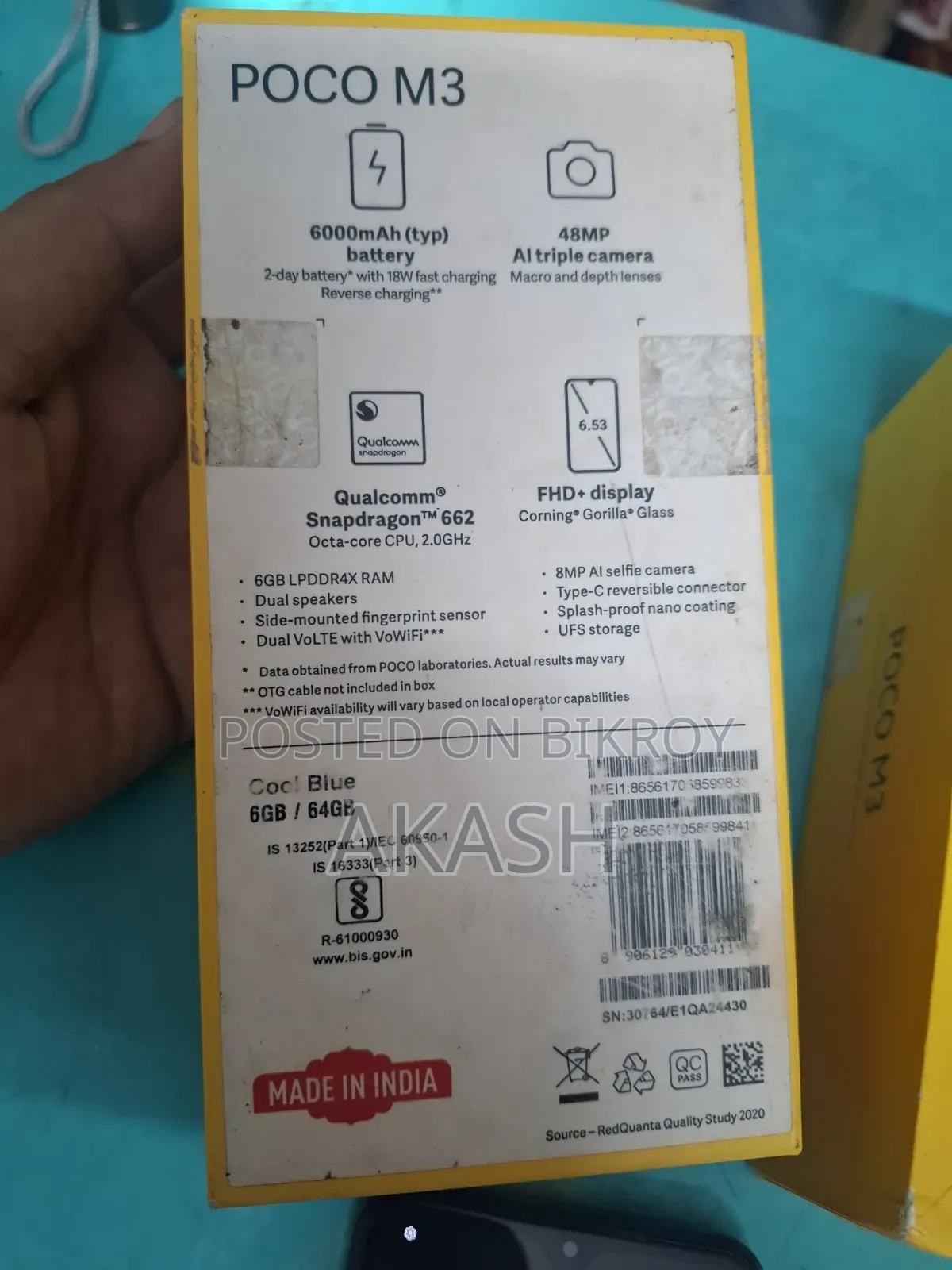 Mobile Phone 64 GB Blue