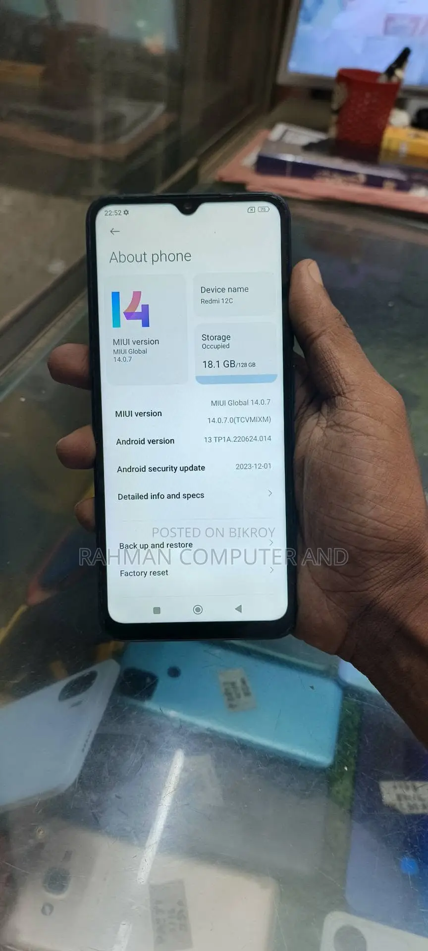 Xiaomi Redmi Note 12 128 GB Red