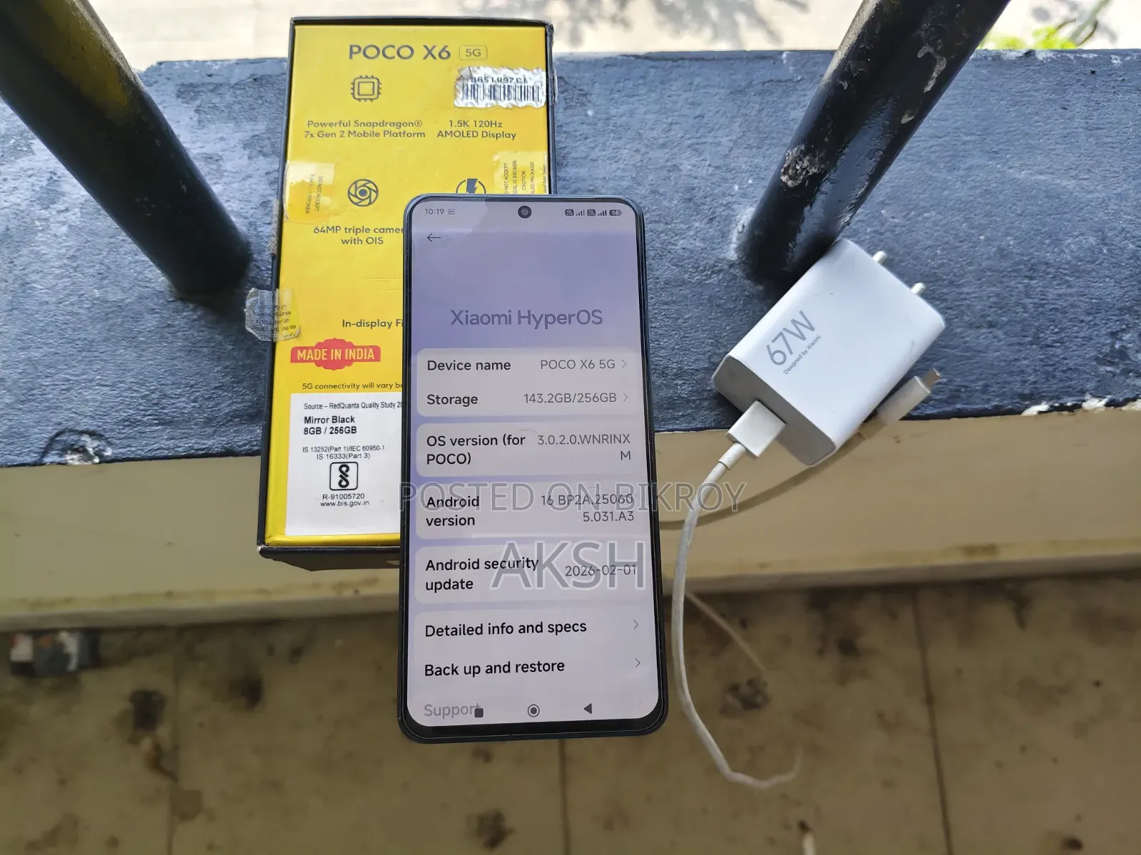 Xiaomi Poco X6 256 GB Black