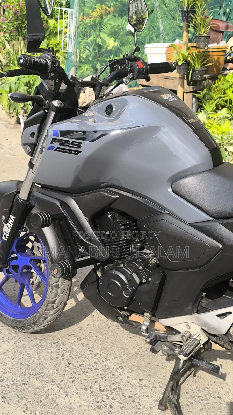 Yamaha FZS V3 2024 Gray