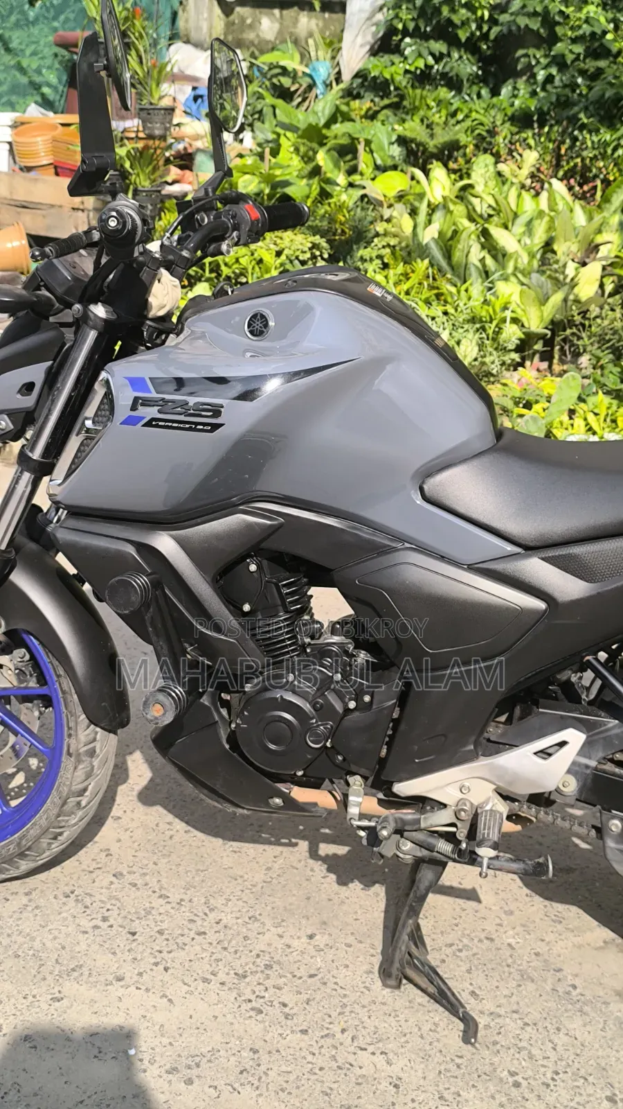 Yamaha FZS V3 2024 Gray