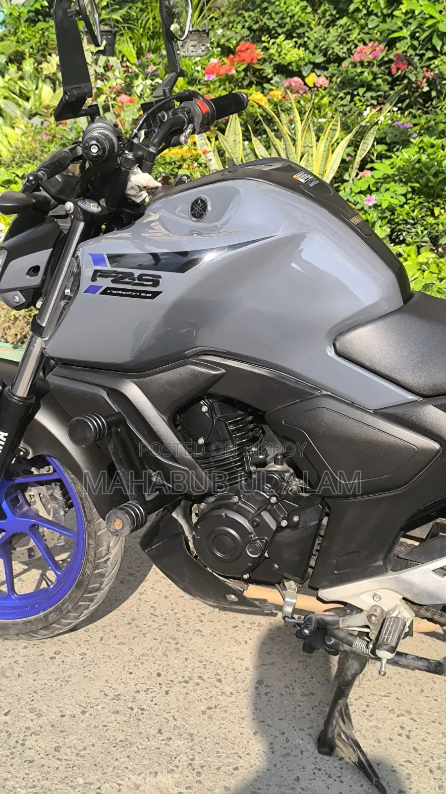 Yamaha FZS V3 2024 Gray