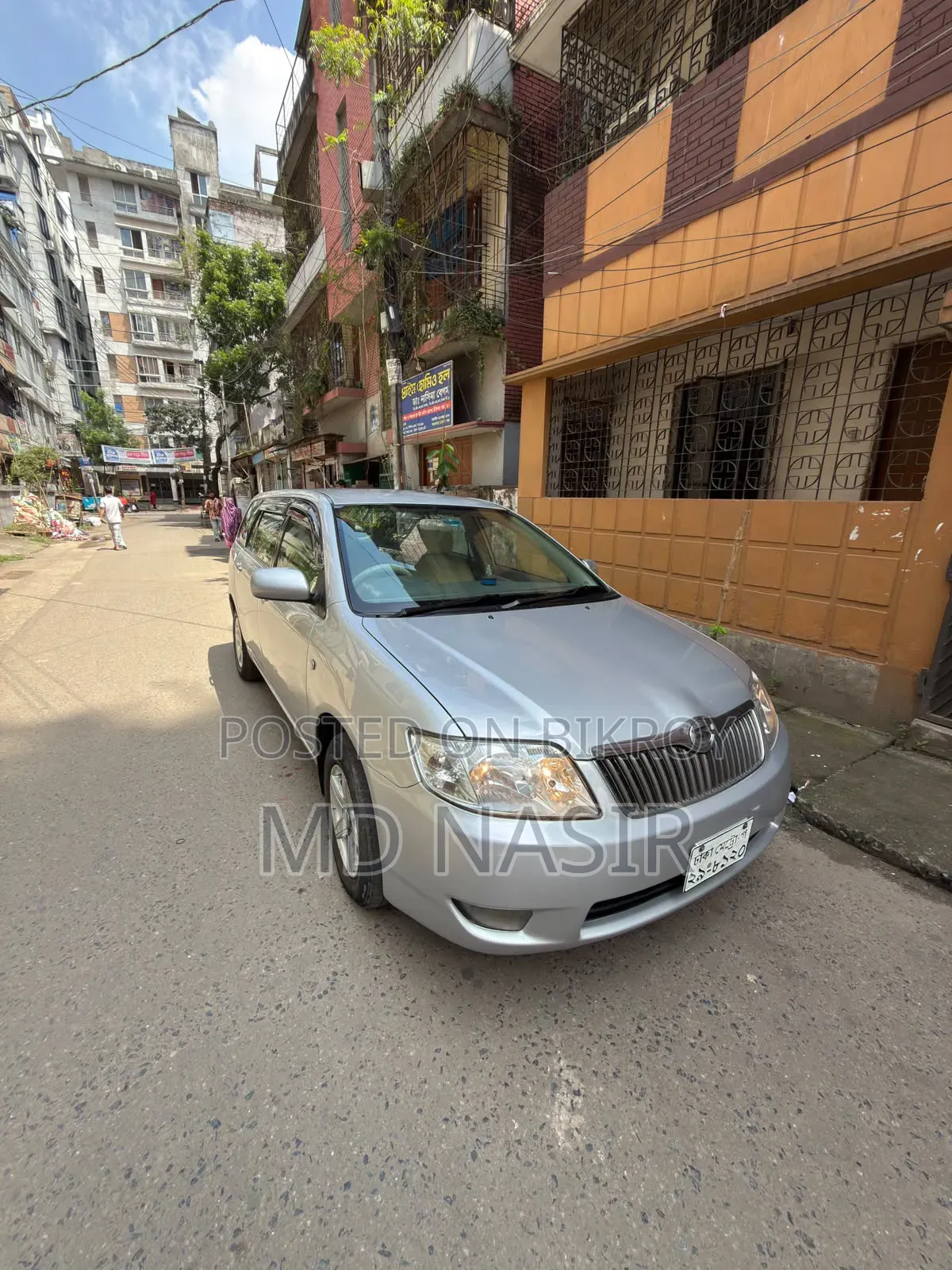 নতুন টয়োটা করোল্লা ফিল্ডার ২০০৫ সিলভার