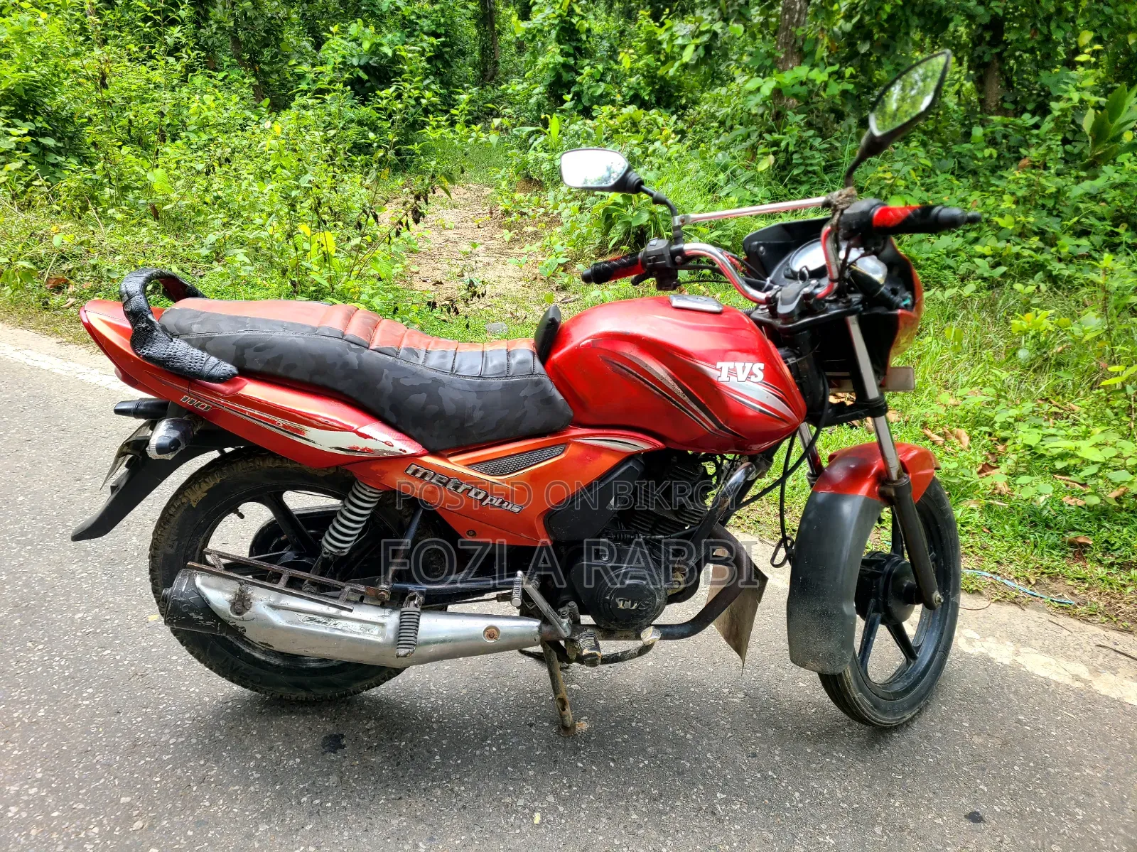 TVS Metro Plus 2017 Red