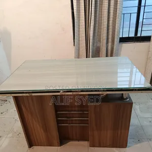 Work Table / Study Table with Glass