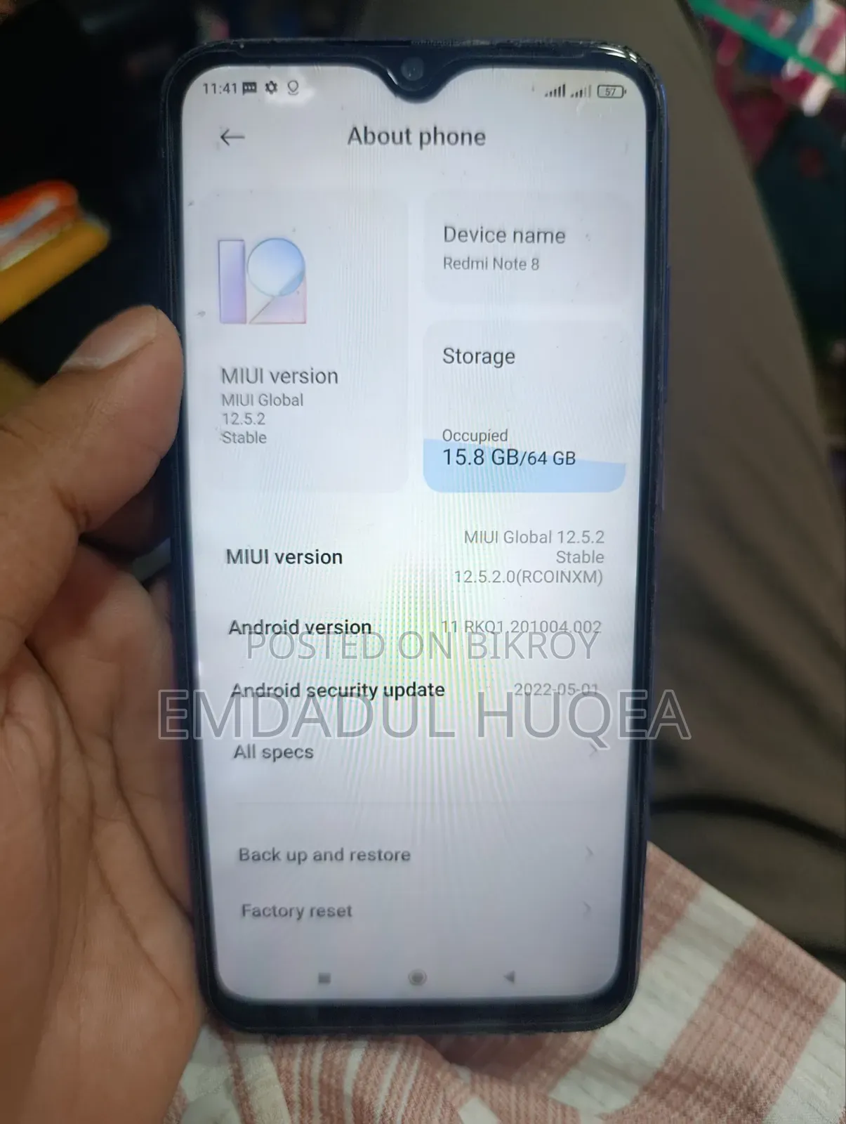 Xiaomi Redmi Note 8 64 GB Blue
