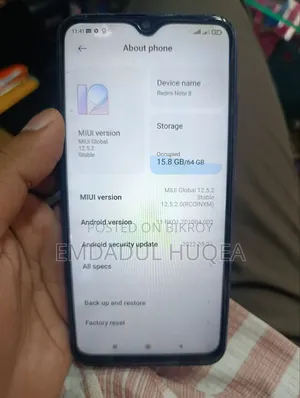 Xiaomi Redmi Note 8 64 GB Blue