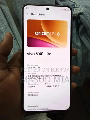 ভিভো ভি৪০ লাইট ৪জি ১২৮ জিবি গোল্ড