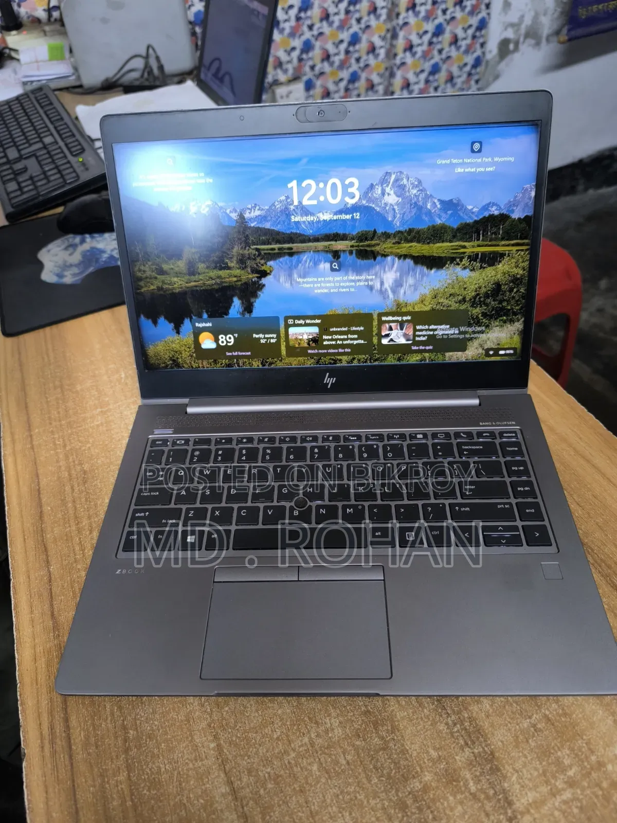 Laptop HP ZBook 14u G5 8GB Intel Core I5 HDD 256GB