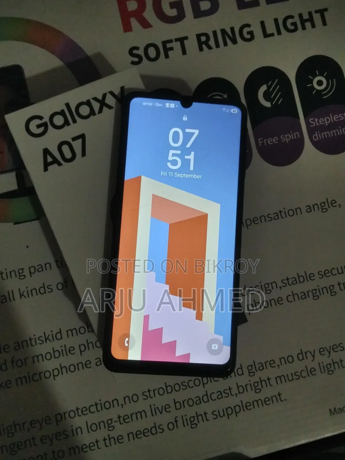 Samsung Galaxy A07 128 GB Black