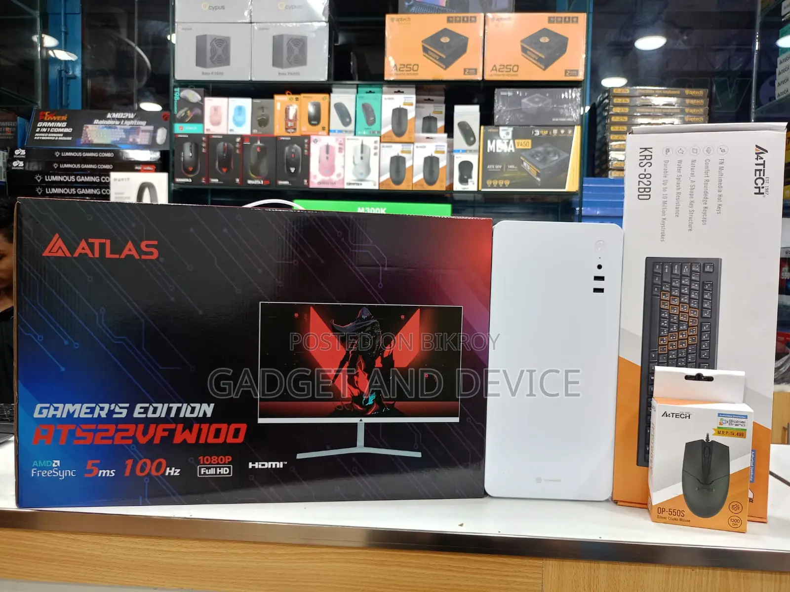 New Desktop Computer 8GB Intel Core i5 HDD+SSD 500GB