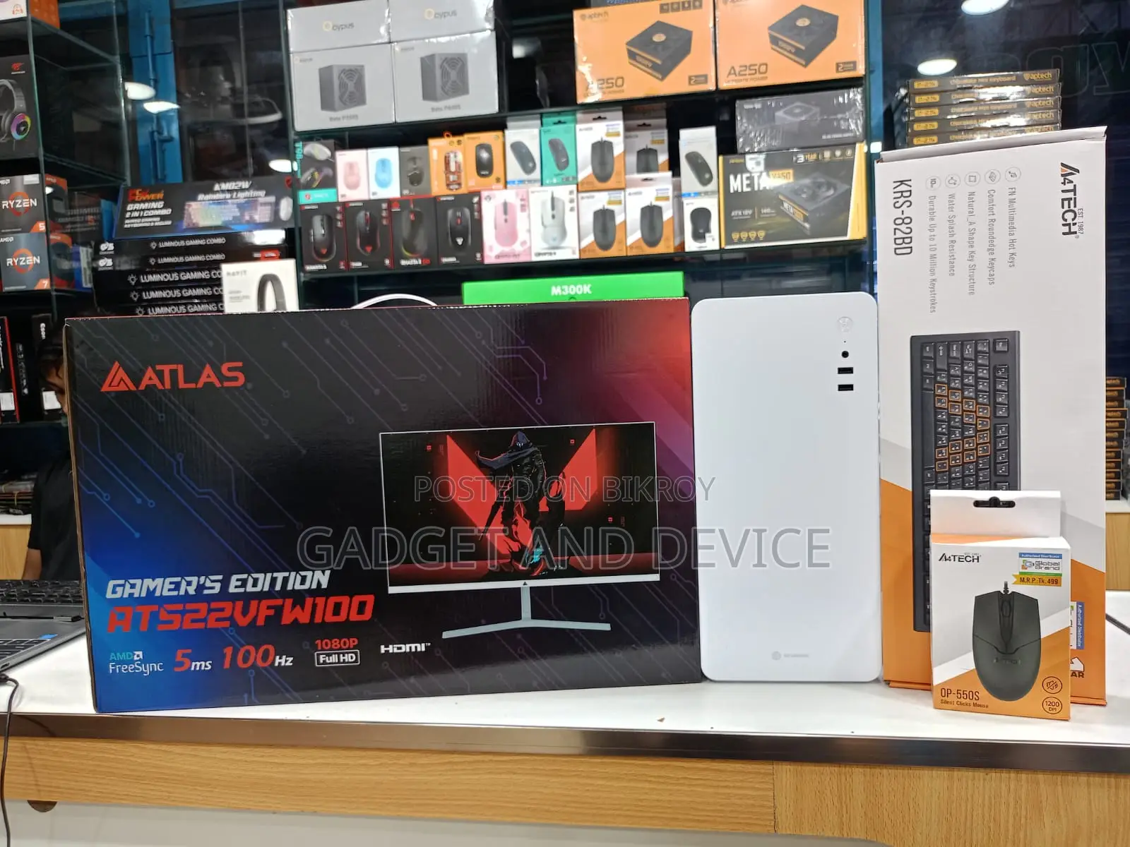 New Desktop Computer 8GB Intel Core i5 HDD+SSD 500GB