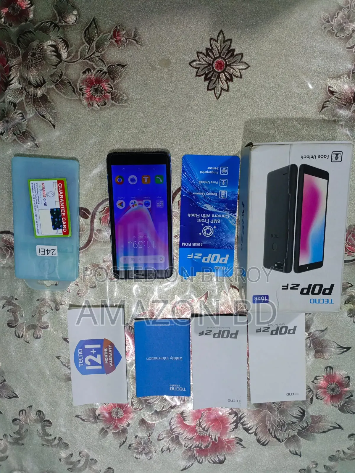 Tecno Pop 2F 16 GB Blue