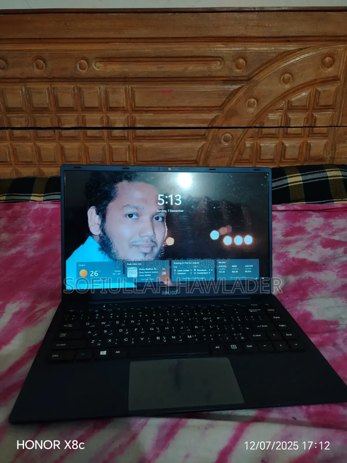 Laptop InnJoo 8GB Intel Core I5 HDD+SSD 256GB
