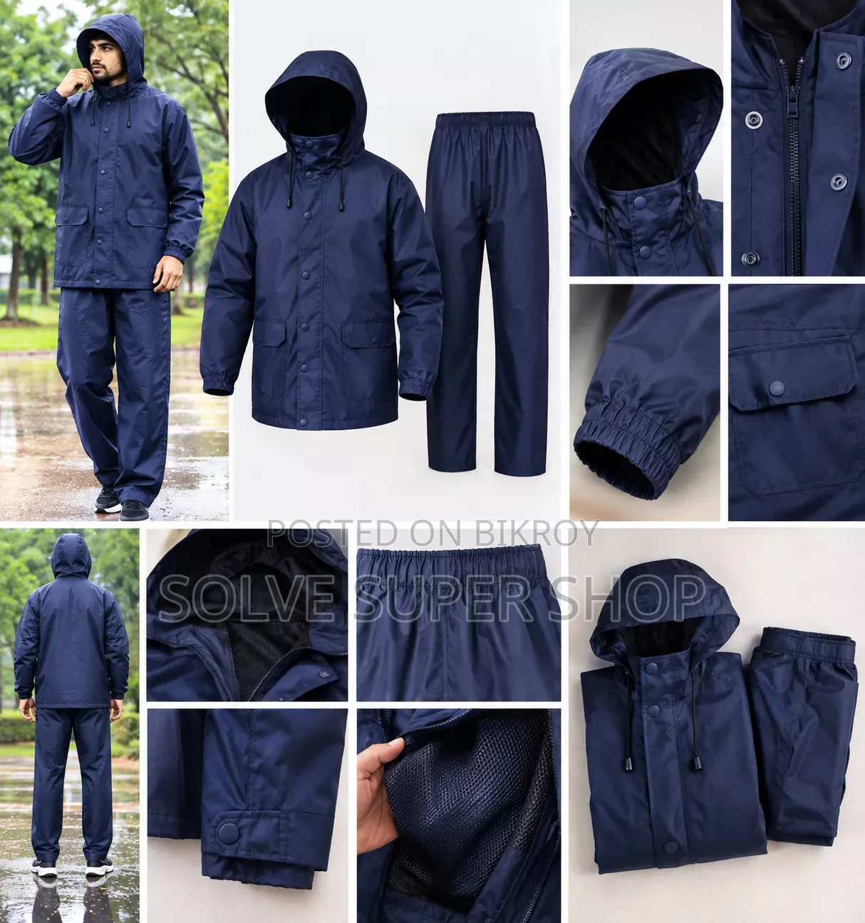 Hapilon Waterproof Raincoat & Pants Set Free Delivery