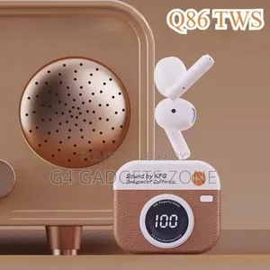Q86 Vintage Camera Look Wireless Earphones