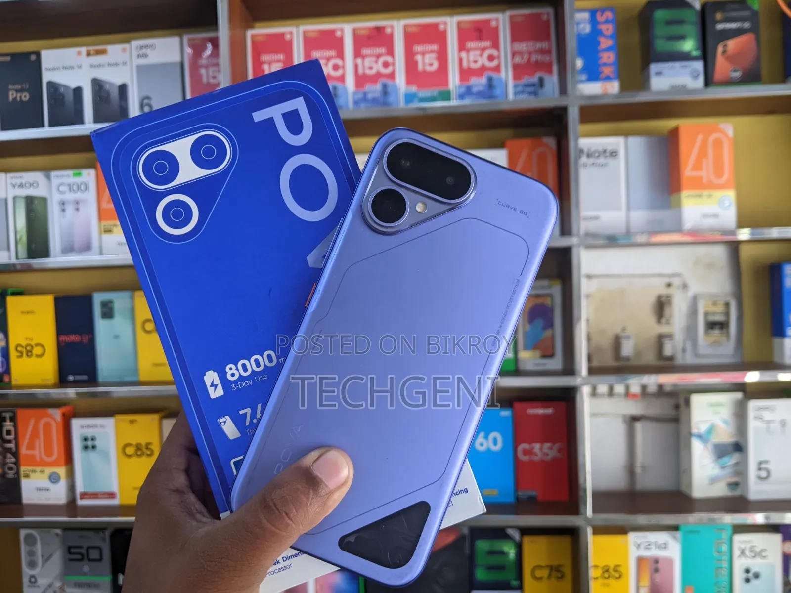 Tecno Pova Curve 2 5G 256 GB Blue
