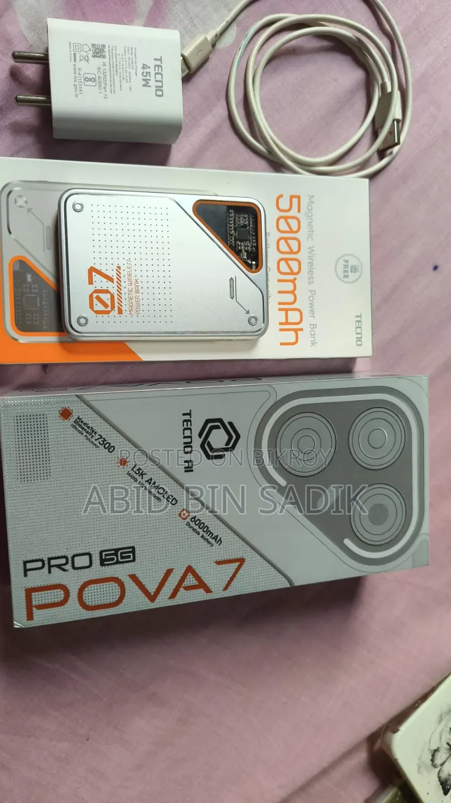 Tecno Pova 7 Pro 5G 256 GB White