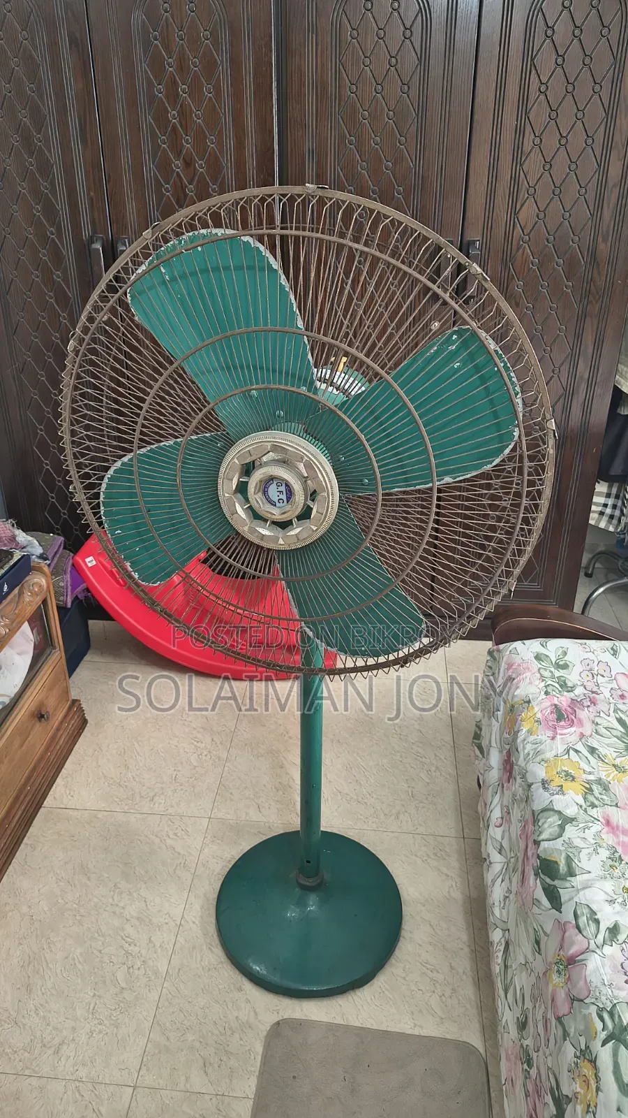 Original Long Pakistani GFC Stand Fan
