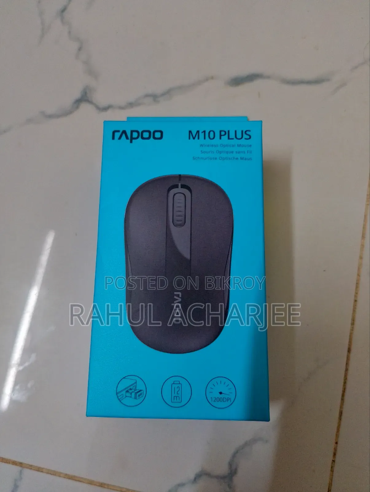 র্যাপু এম১০ প্লাস ওয়্যারলেস মাউস ইনটেক