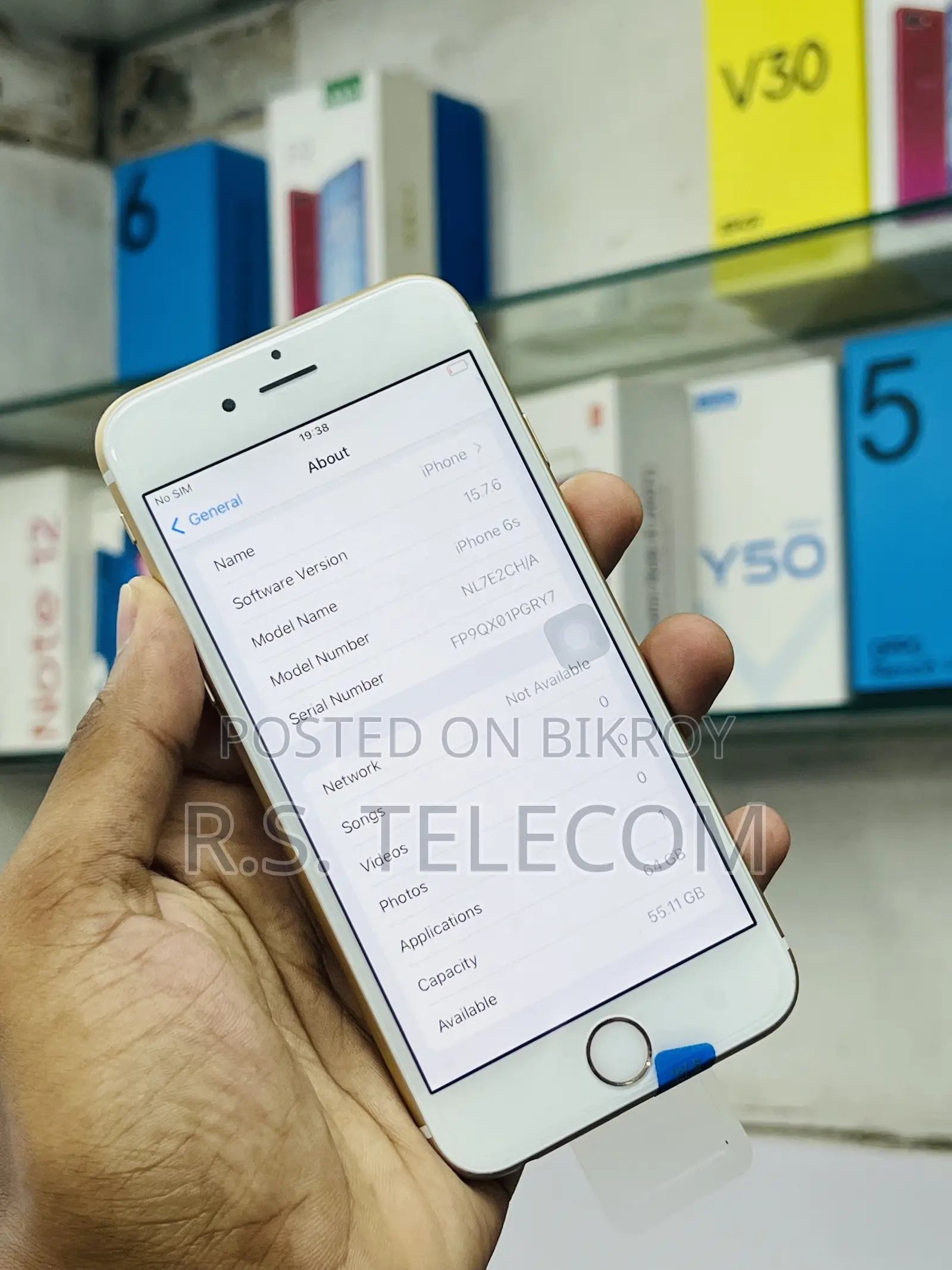 New Apple iPhone 6s 64 GB Gold