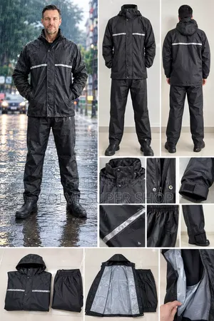 🌧️ HappyLon Waterproof Raincoat and Pants Set with Free Delivery.