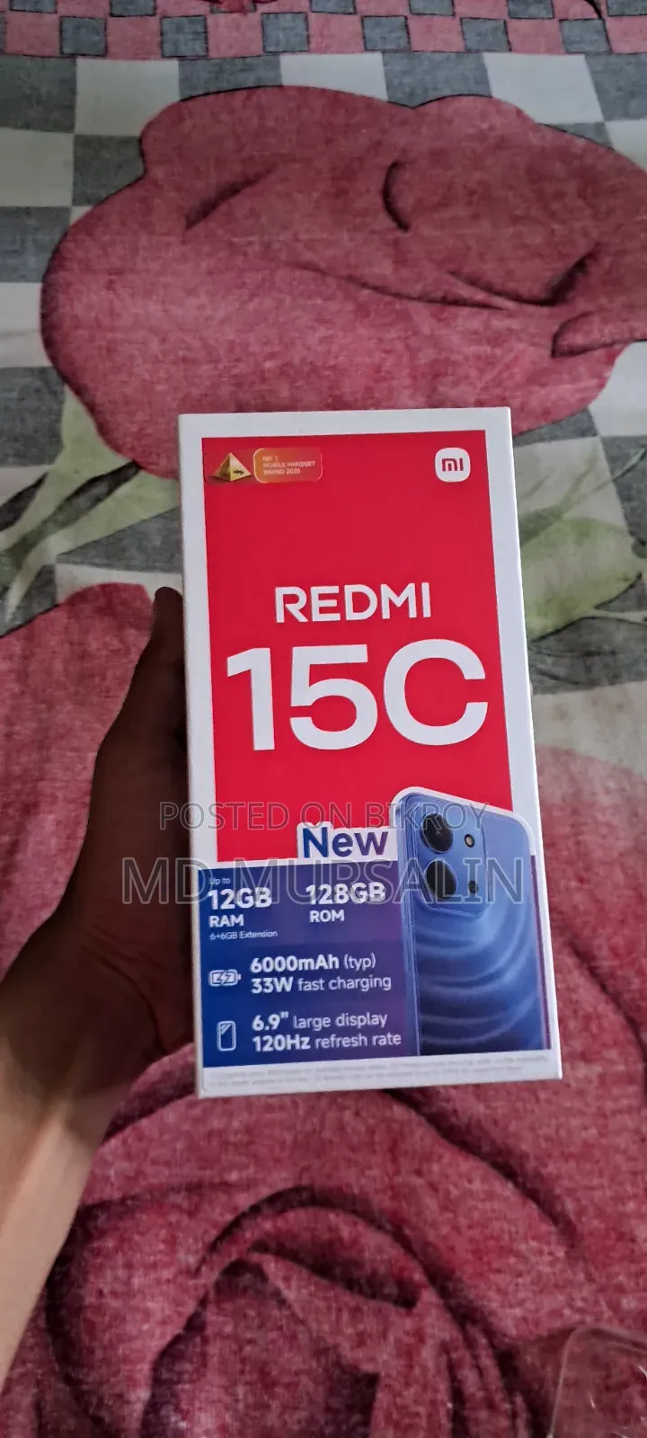 Xiaomi Redmi 15C 128 GB Black