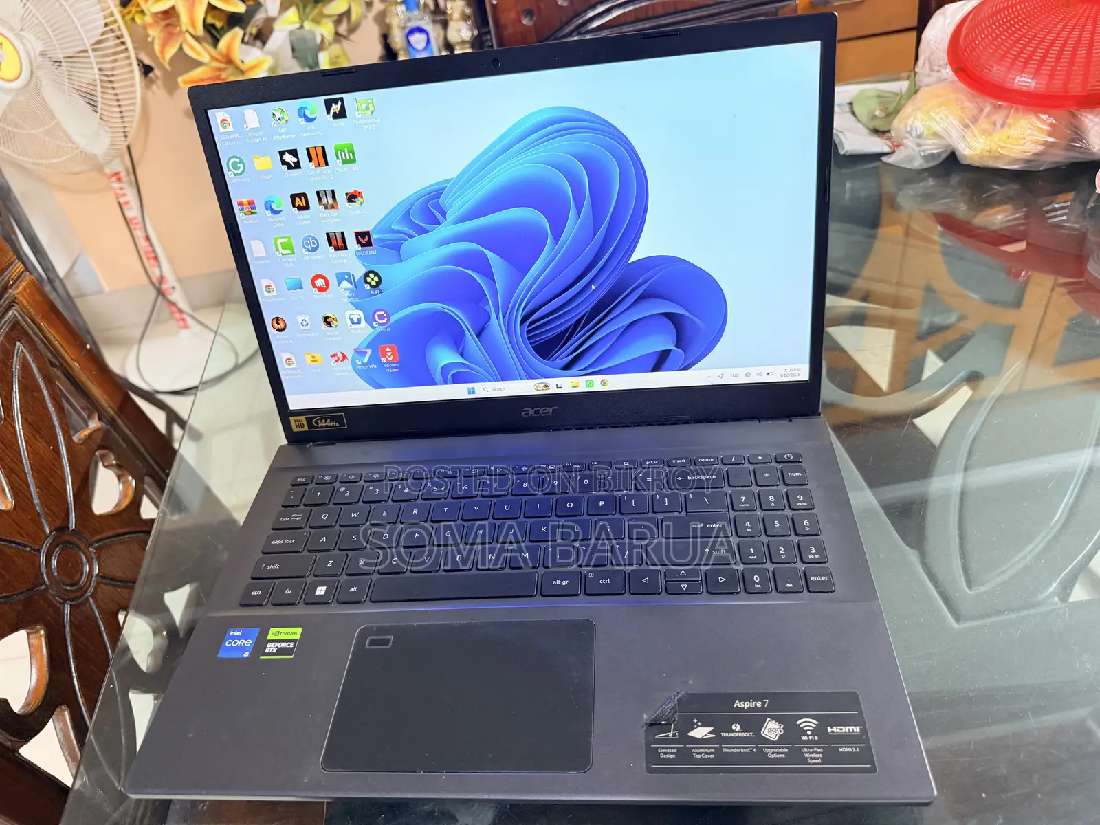 New Laptop Acer Aspire 7 16GB Intel Core i5 SSD 512GB