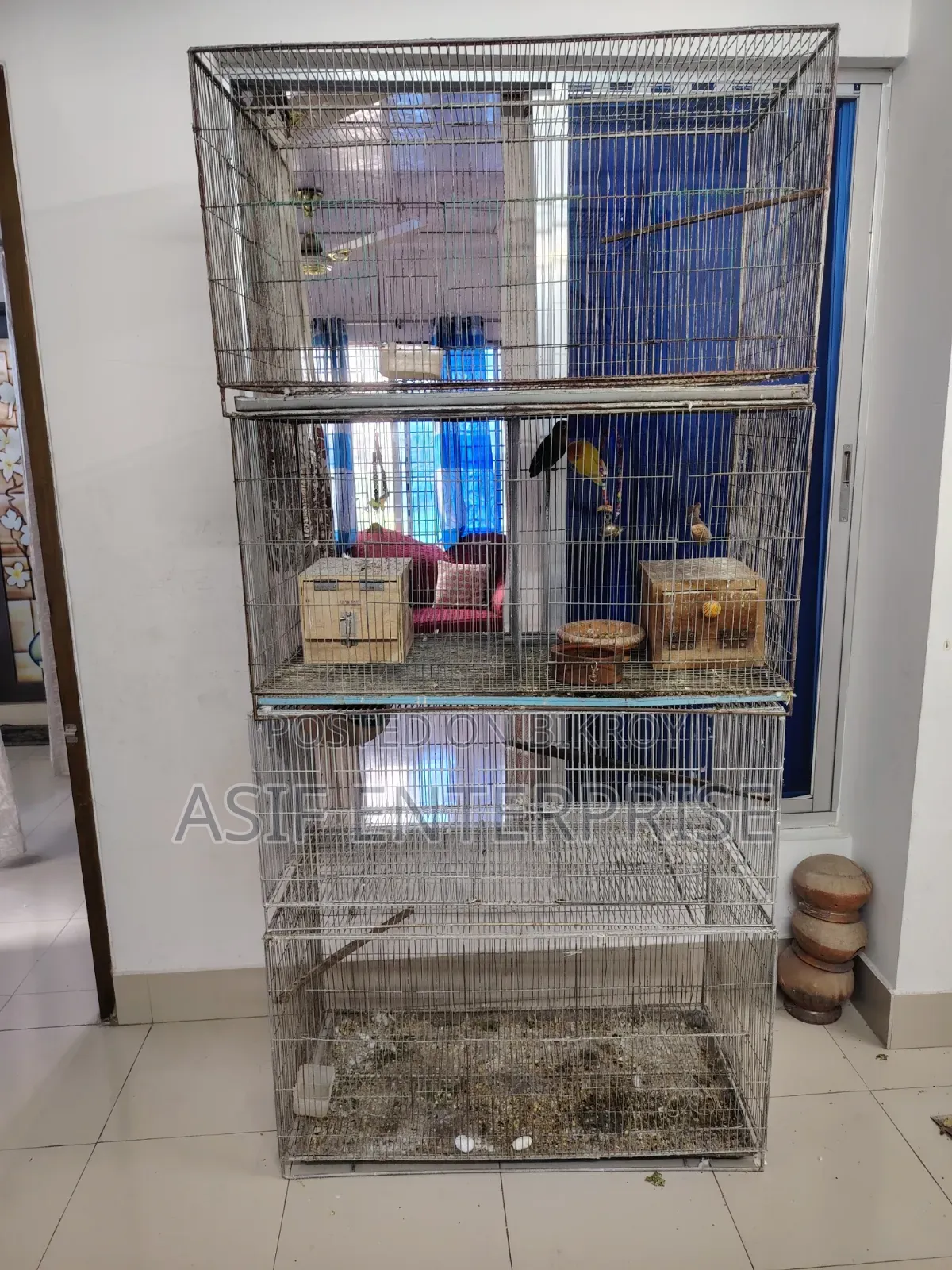 ১৮-৩৬ সাইজ পাখির খাচা