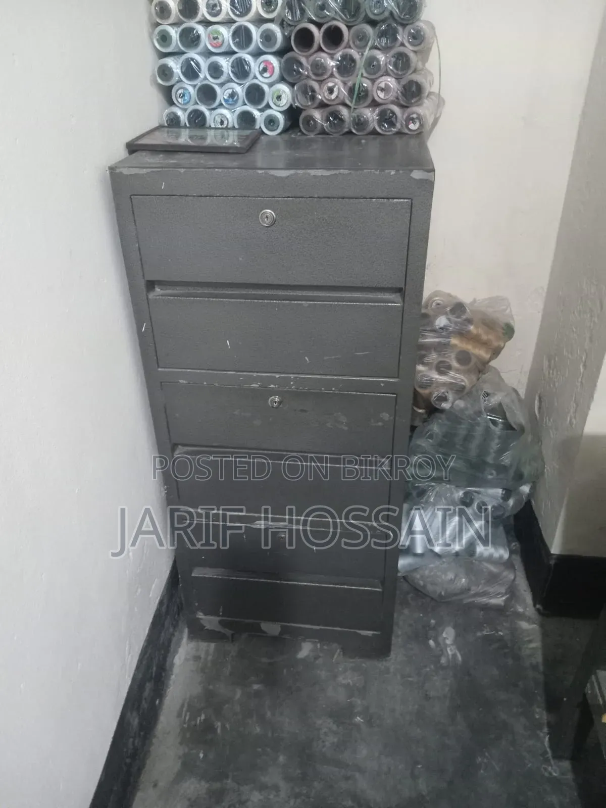 ৪ ড্রয়ার মেটাল স্টোরেজ ক্যাবিনেট – মজবুত ও লকসহ