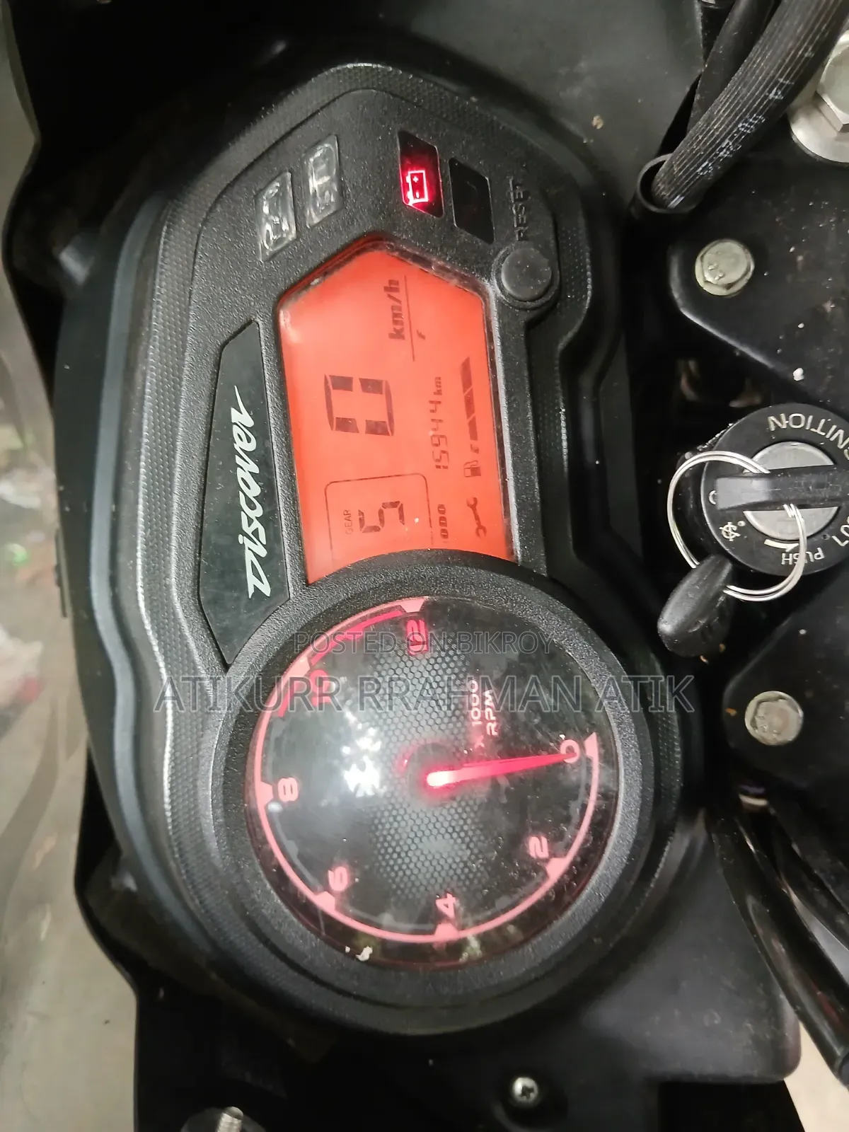 Bajaj Discover 125 2024 Black