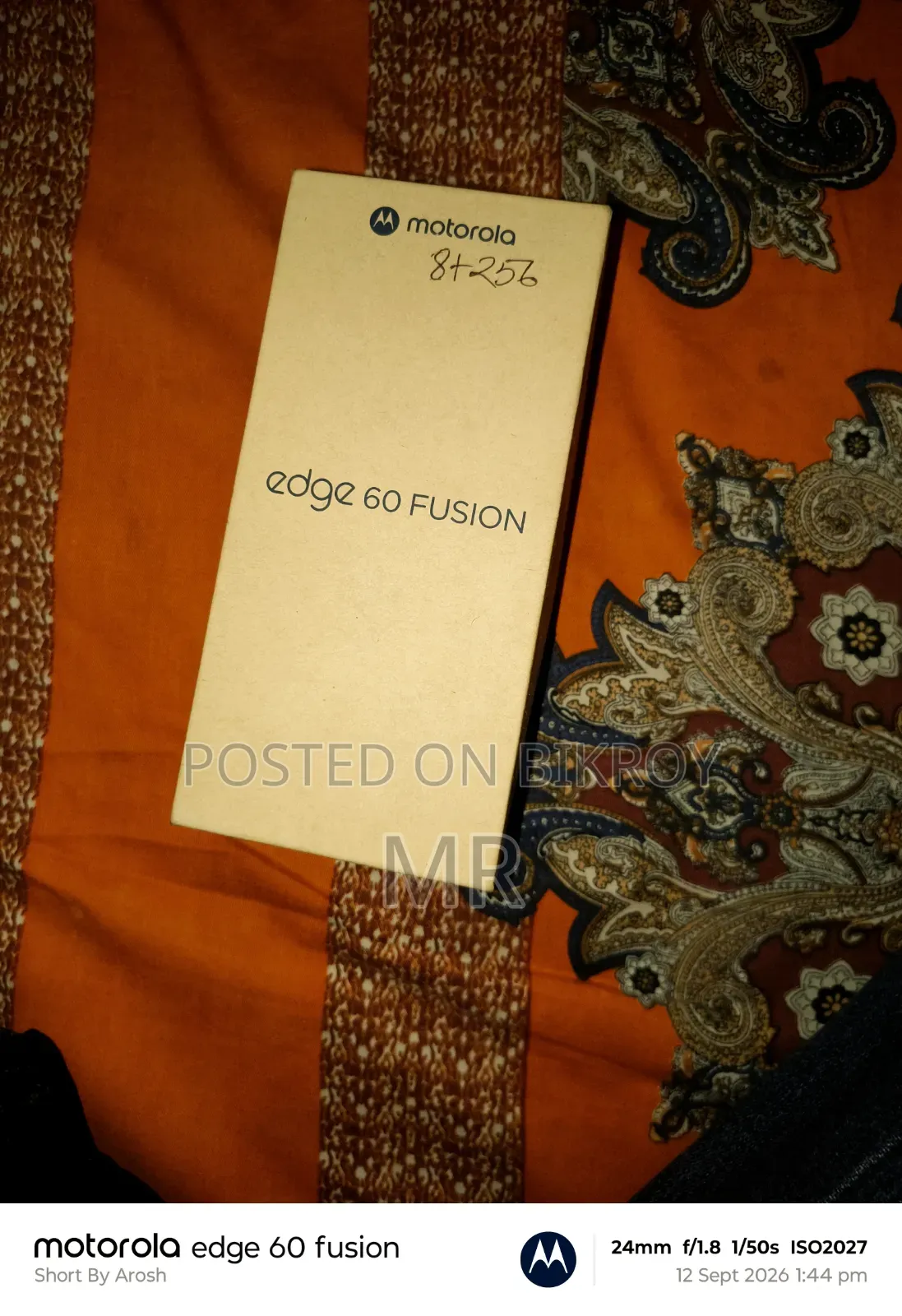 মোটোরোলা এজ ৬০ ফিউশন ২৫৬ জিবি পার্পল