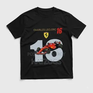Charles Leclerc No. 16 Racing Premium Round Neck T-Shirt | M L XL XXL