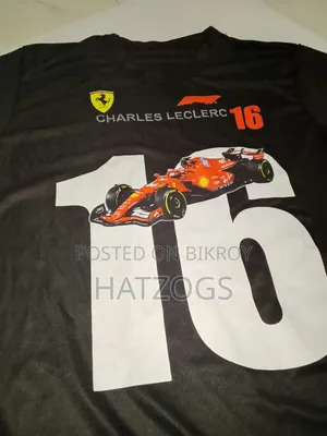 Charles Leclerc No. 16 Racing Premium Round Neck T-Shirt | M L XL XXL