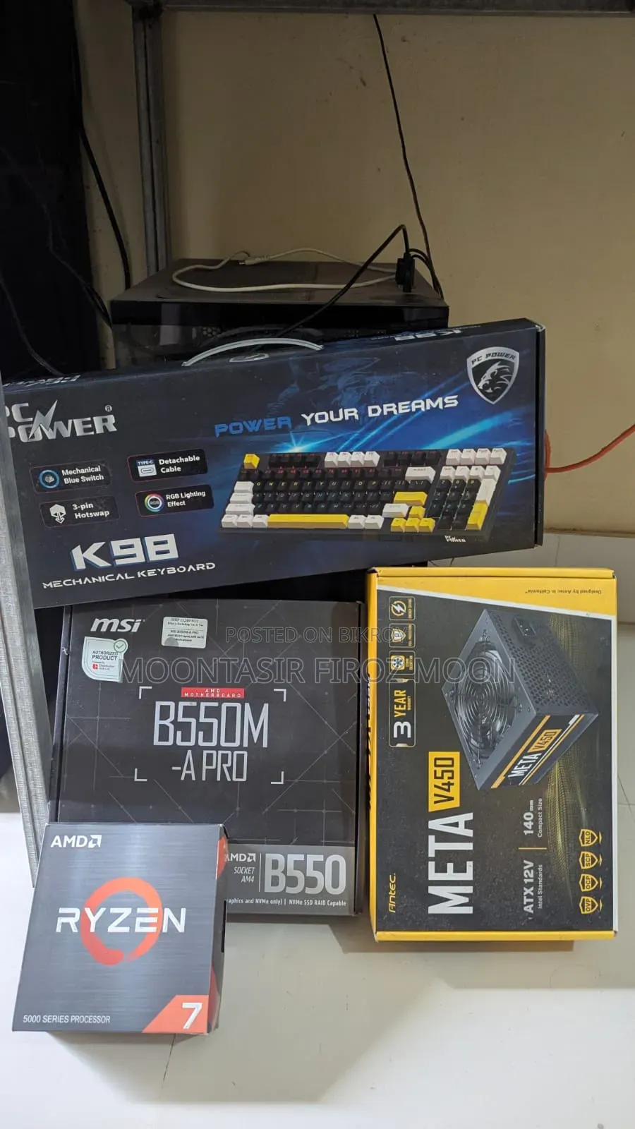 Desktop Computer 16GB AMD Ryzen 7 SSD 512GB