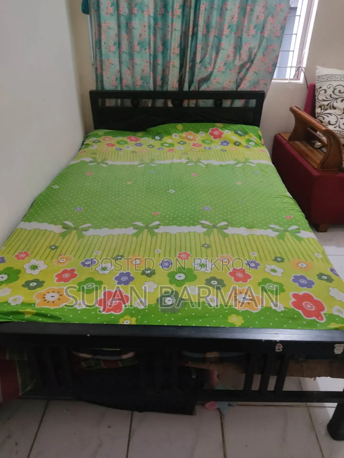 5 Seater Sofa Set and Metal Bed