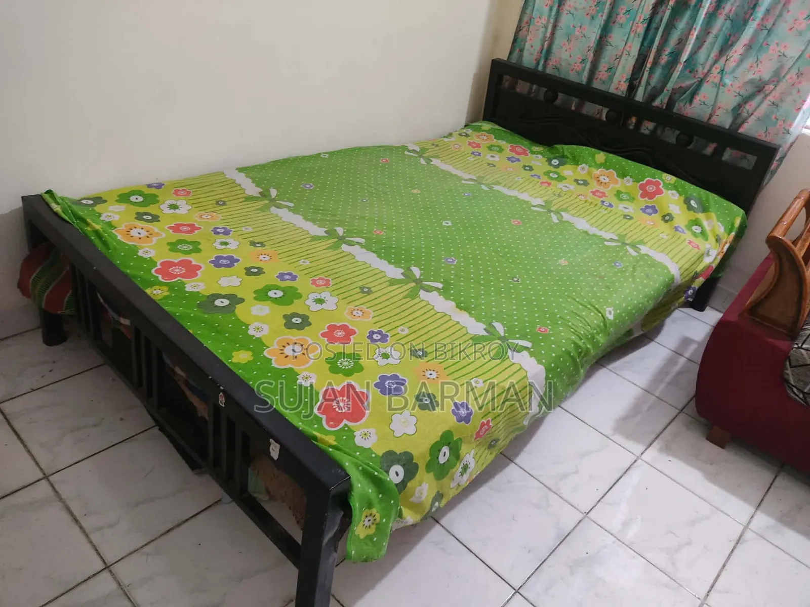 5 Seater Sofa Set and Metal Bed