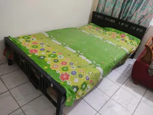 5 Seater Sofa Set and Metal Bed