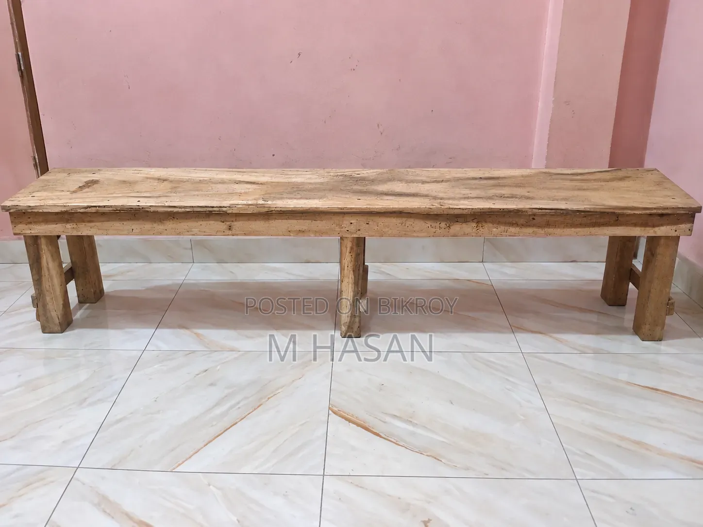 Wooden Low Bench | Wooden Low Bench