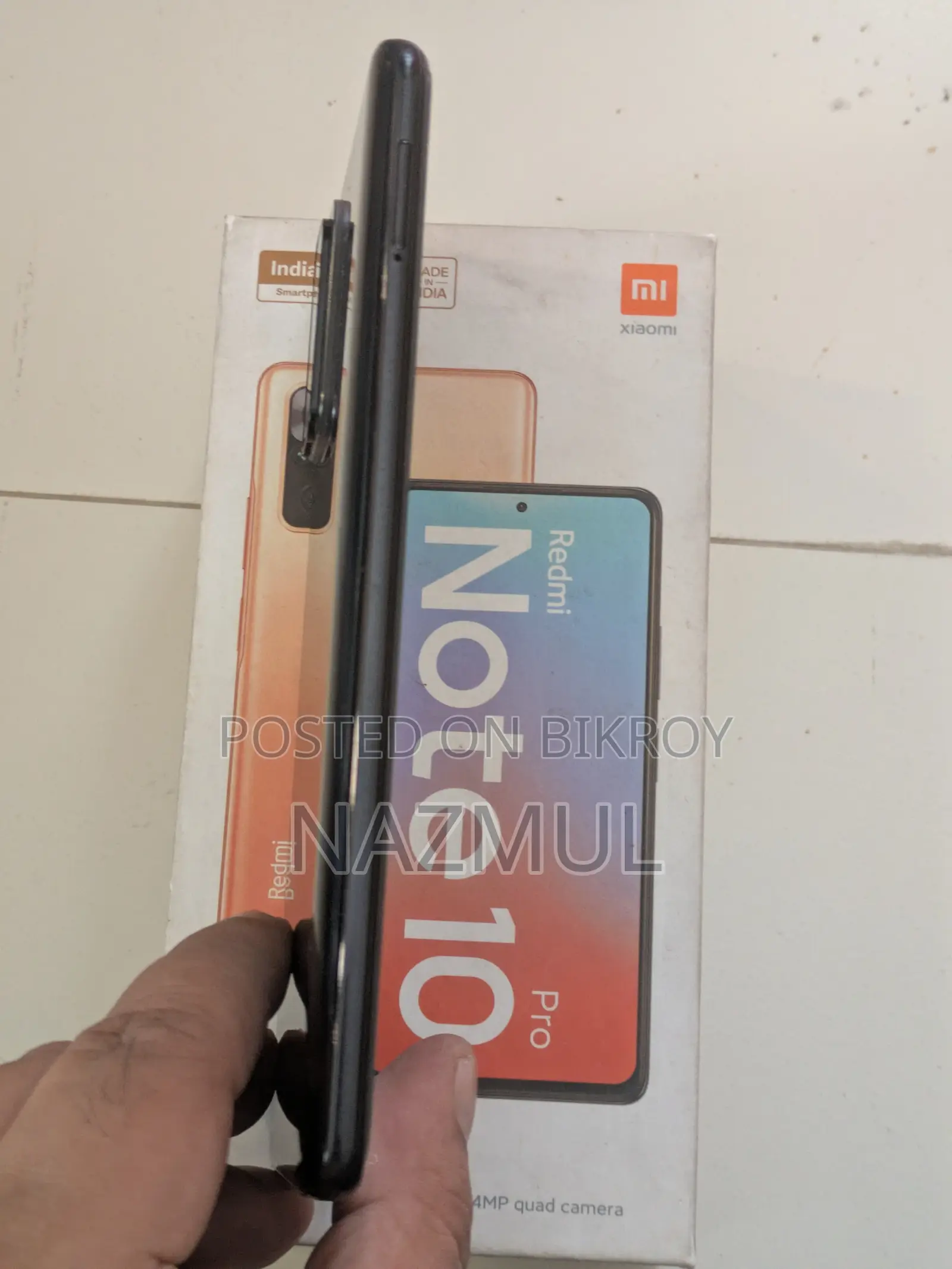 শাওমি রেডমি নোট ১০ প্রো ১২৮ জিবি কালো