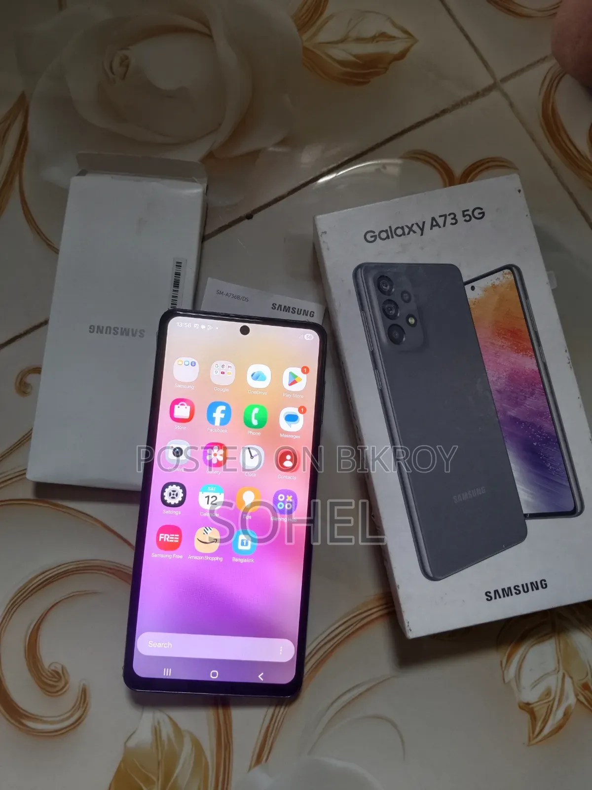 Samsung Galaxy A73 5G 128 GB Gray
