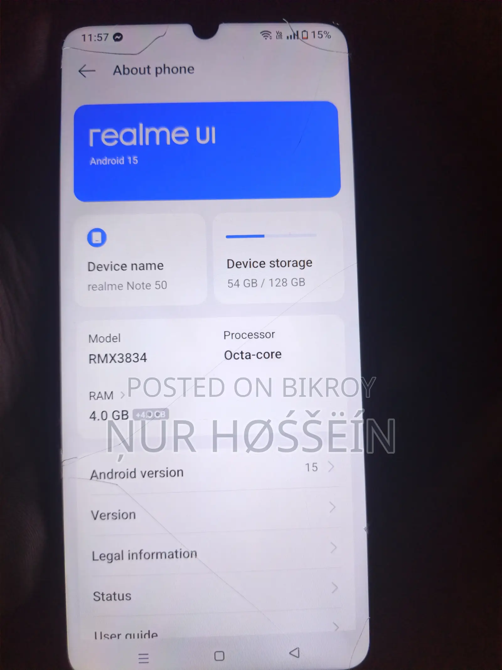 Realme Note 50 128 GB Blue
