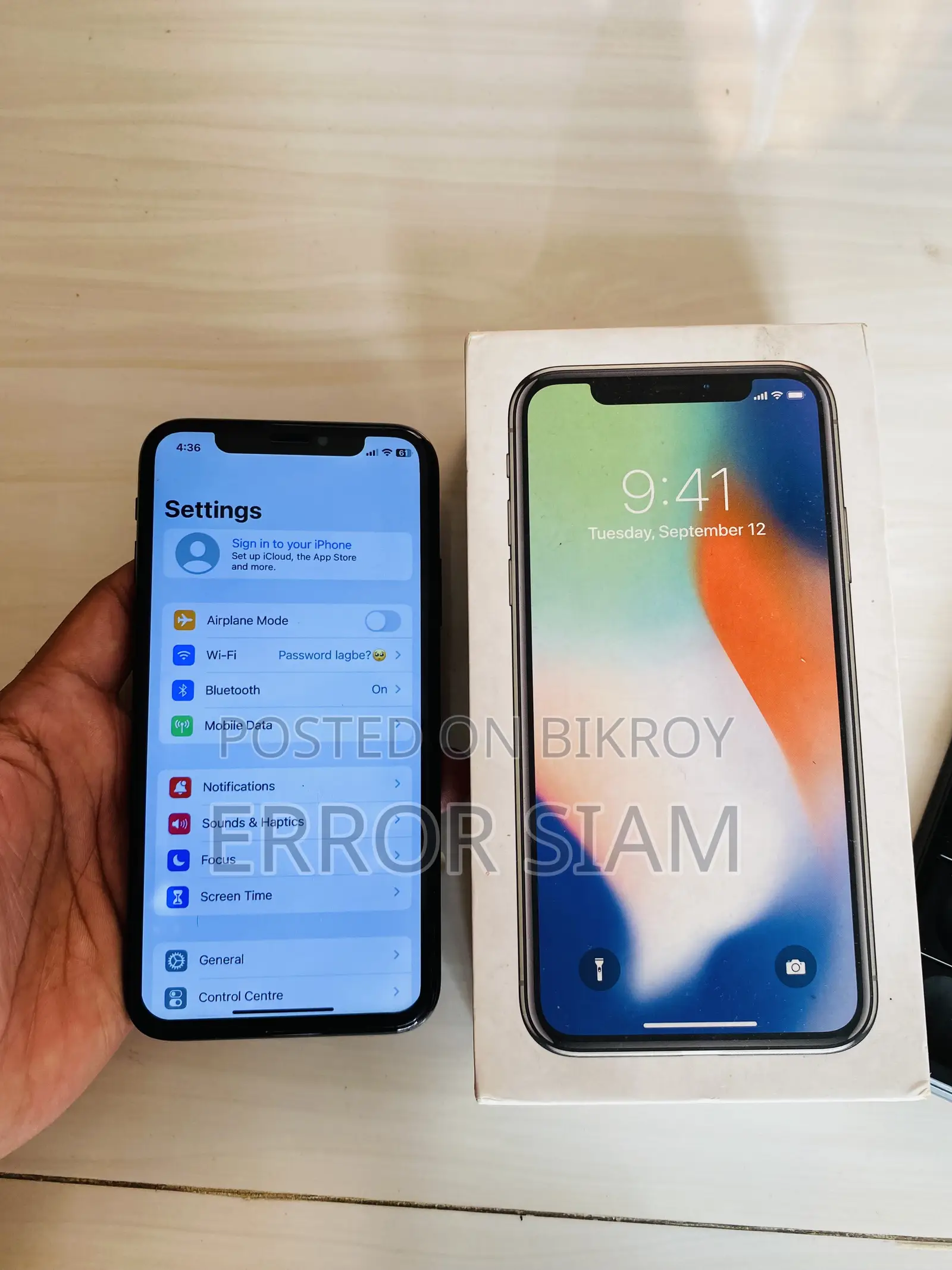 অ্যাপল আইফোন এক্স ৬৪ জিবি কালো