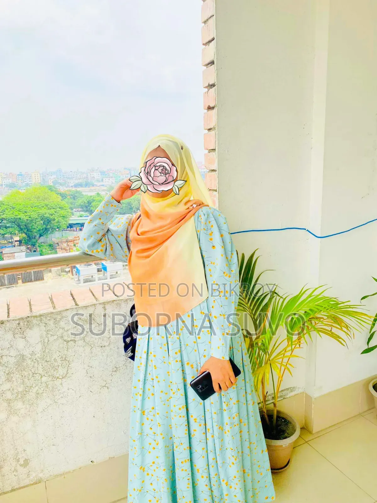 Butterfly Cherry Georgette Gown
