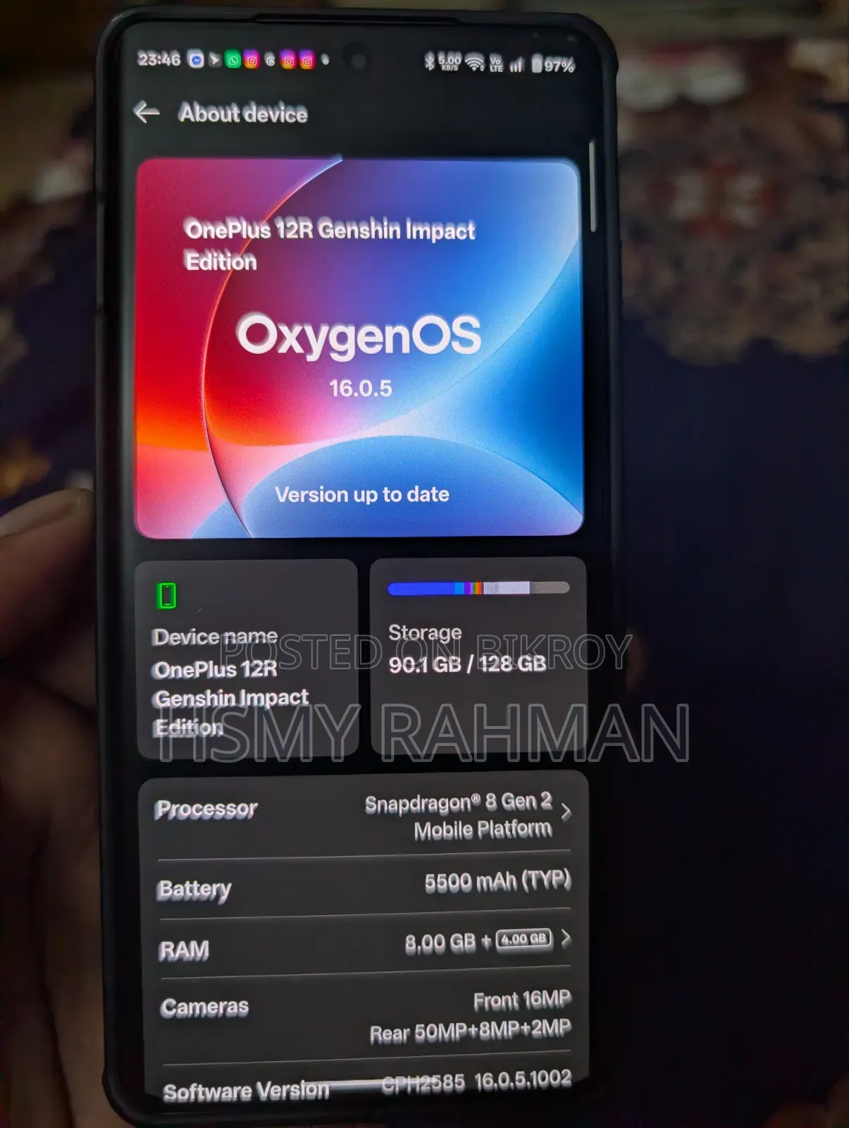 OnePlus 12R 128 GB Graphite