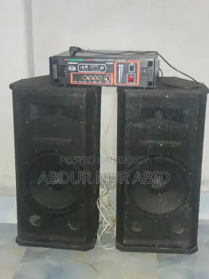 D-Delta 2000 Watt Amplifier With 2 Big Speaker - Full Running Set *De