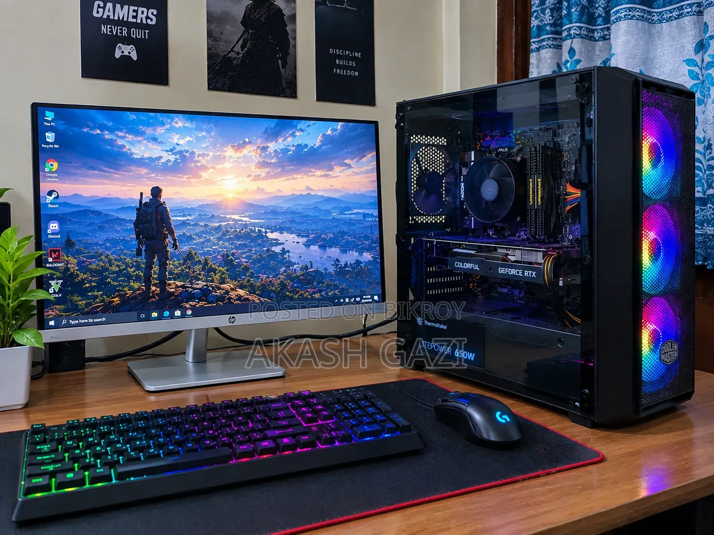 Desktop Computer 16GB AMD Ryzen 5 HDD+SSD 1T
